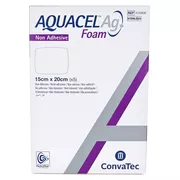 Aquacel Ag Foam nicht adhäsiv 15x20 cm V 5 St