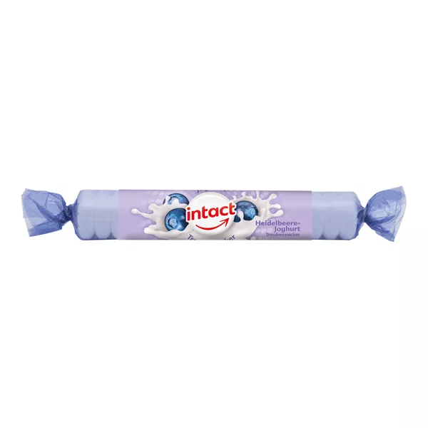 Intact Traubenzucker Heidelbeere-Joghurt, 40 g
