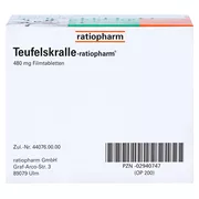 Teufelskralle ratiopharm 480 mg, 200 St.