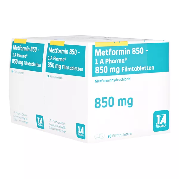 Metformin 850-1a Pharma Filmtabletten 180 St