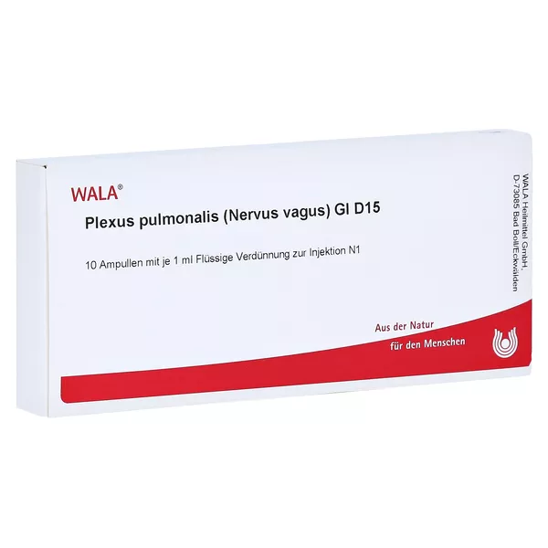Plexus Pulmonalis Nervus vagus GL D 15 A 10X1 ml