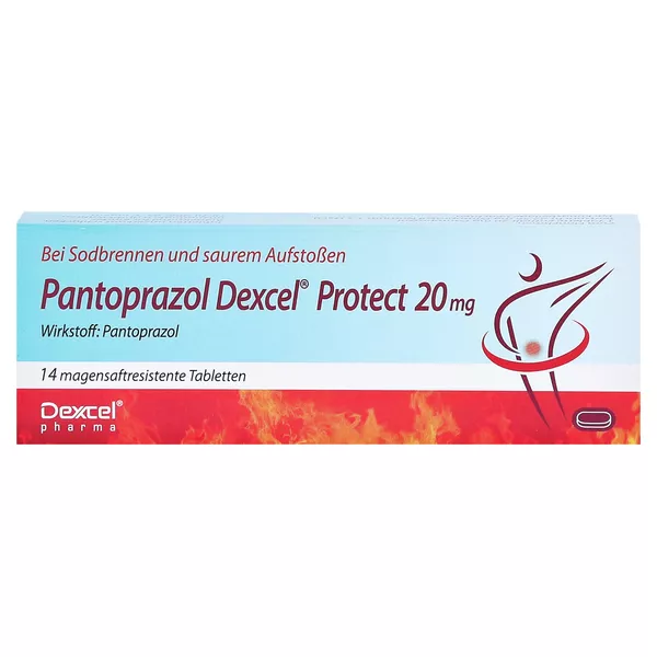 Pantoprazol Dexcel Protect 20 mg 14 St