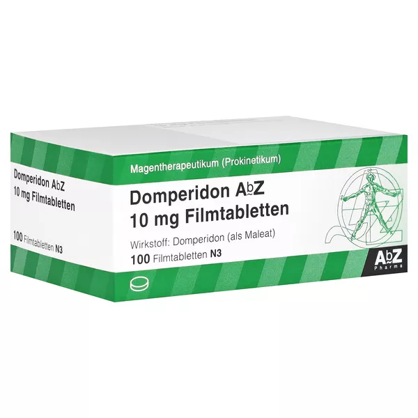 Domperidon AbZ 10 mg Filmtabletten 100 St