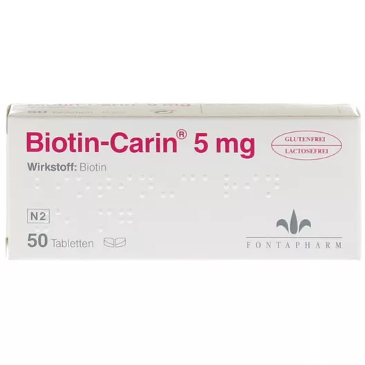 Biotin-carin 5 mg Tabletten 50 St