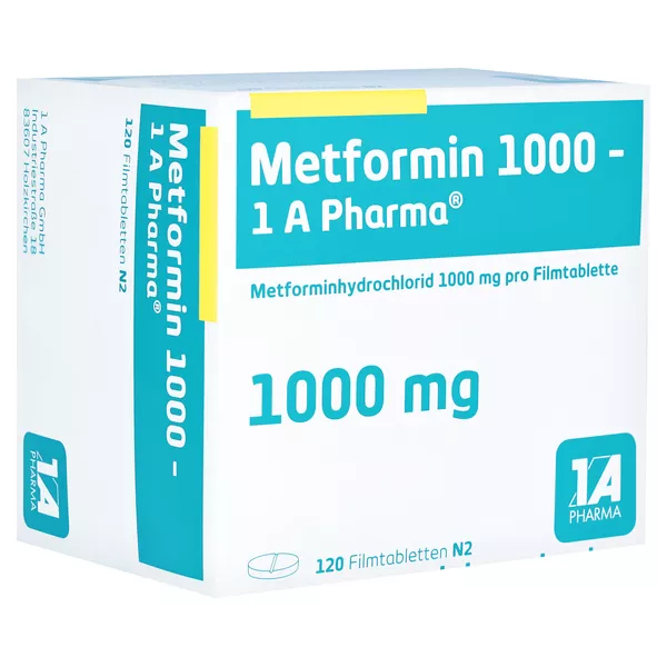 Metformin 1.000-1a Pharma Filmtabletten 120 St