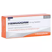 Hemodorm 50 mg Einschlaftabletten 20 St