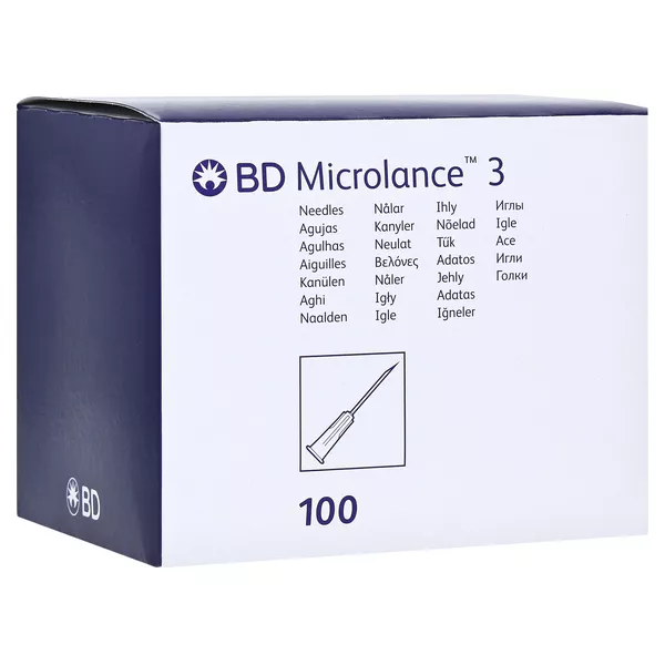 BD Microlance Kanüle 23 G 1 1/4 0,6x30 m 100 St