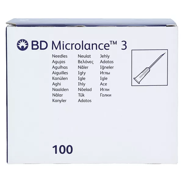 BD Microlance Kanüle 20 G 1 0,9x25 mm 100 St