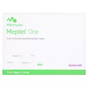 Mepitel One 7,5x10 cm Silikon Netzverban 10 St