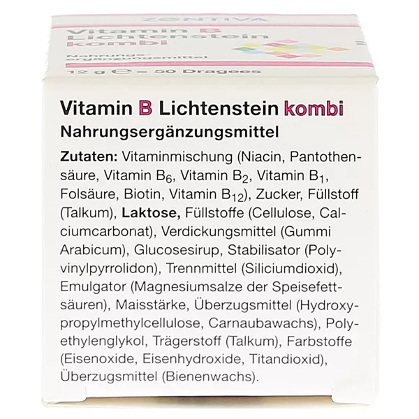 Vitamin B Lichtenstein Kombi Dragees 50 St