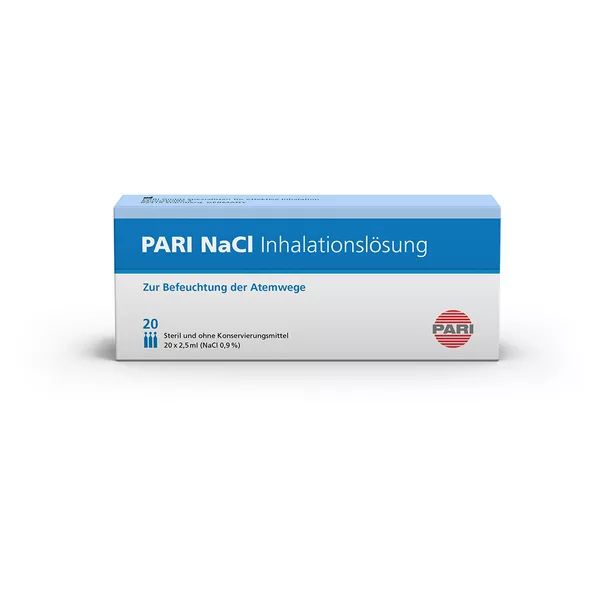 PARI NaCl Inhalationslösung, 20 x 2,5 ml