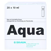AQUA AD Injectabilia Miniplasco connect 20X10 ml