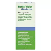 Herba-vision Blaubeere 15 ml