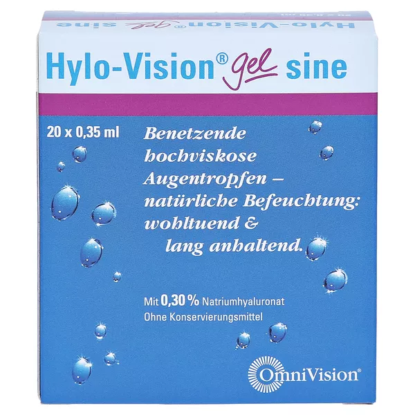Hylo-Vision Gel Sine 20X0,35 ml