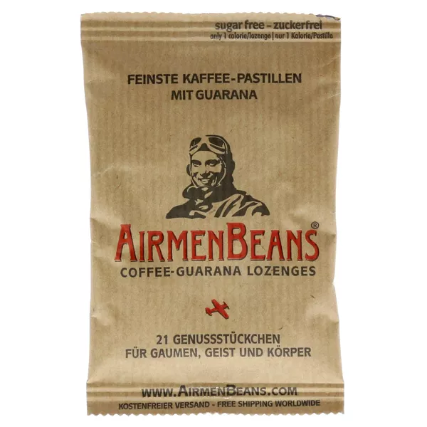 AirmenBeans Feinste Kaffee-Pastillen mit Guarana 21 St