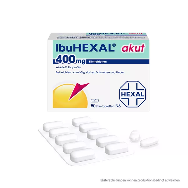 IbuHEXAL  akut 400 mg 50 St