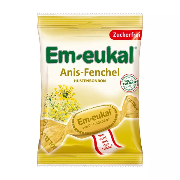 EM Eukal Bonbons Anis Fenchel zuckerfrei 75 g