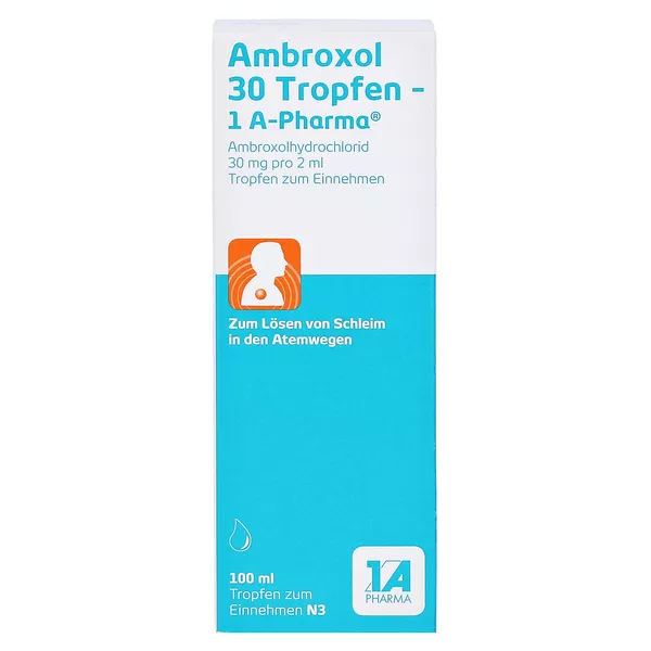 Ambroxol 30 Tropfen-1 A Pharma 100 ml