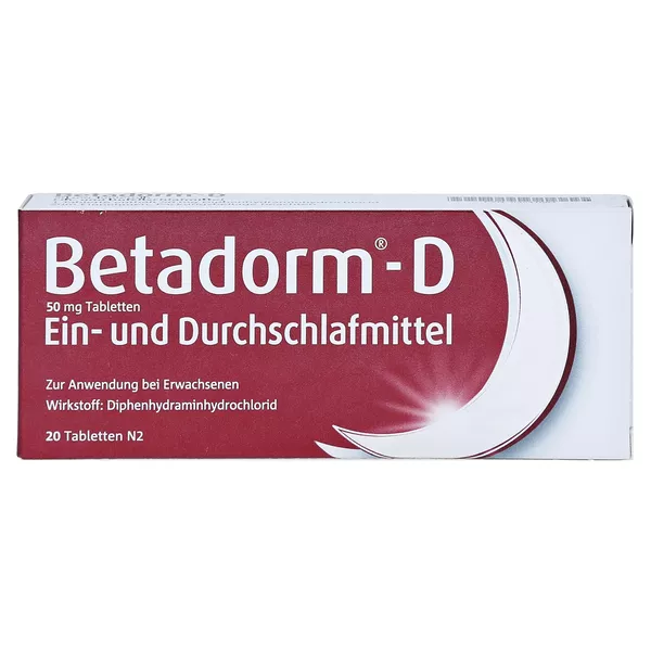 Betadorm D Tabletten, 20 St.