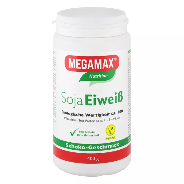 MEGAMAX Soja Eiweiss Schoko VEGAN 400 g