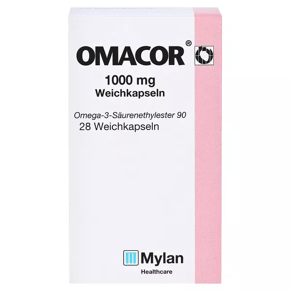 Omacor 1.000 mg Weichkapseln, 28 St.