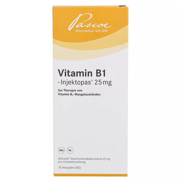 Vitamin B1 -Injektopas 25 mg 10X1 ml