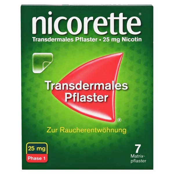 nicorette 25 mg TX Pflaster - Jetzt 20% Rabatt sichern* 7 St