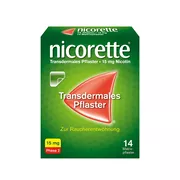 Produktabbildung: nicorette Pflaster 15 mg- Jetzt bis zu 10 Rabatt sichern*