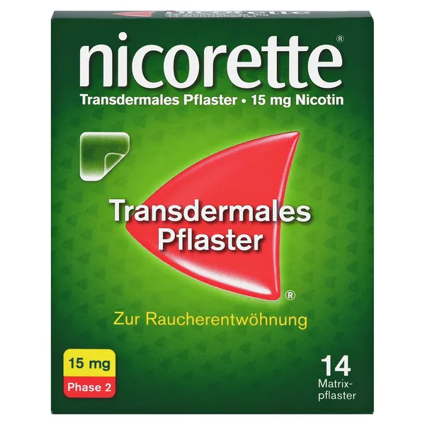 nicorette Pflaster 15 mg- Jetzt bis zu 10 Rabatt sichern*, 14 St.