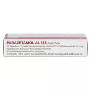 Paracetamol AL 125 Säuglings-Suppositorien 10 St