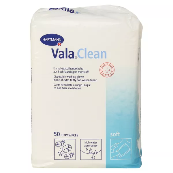 Vala Clean soft Waschhandschuh 50 St