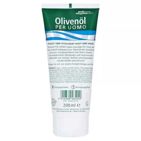 Medipharma Olivenöl Per Uomo Hydro Dusche, 200 ml