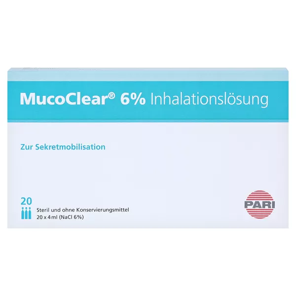 Mucoclear 6% NaCl 20X4 ml