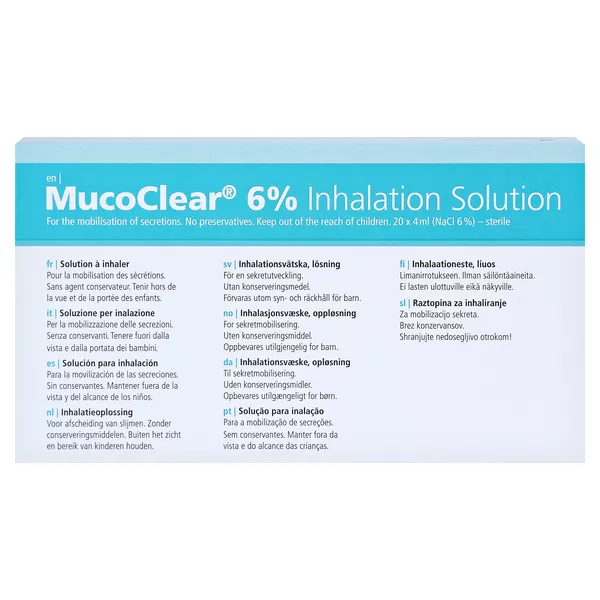 Mucoclear 6% NaCl 60X4 ml