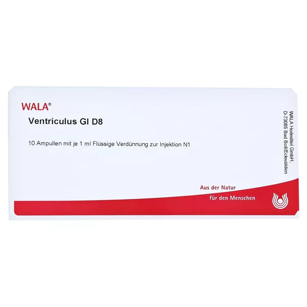 Ventriculus GL D 8 Ampullen 10X1 ml