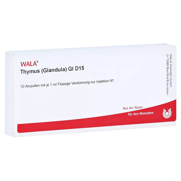 Thymus Glandula GL D 15 Ampullen 10X1 ml