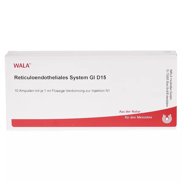 Reticuloendotheliales System GL D 15 Amp 10X1 ml