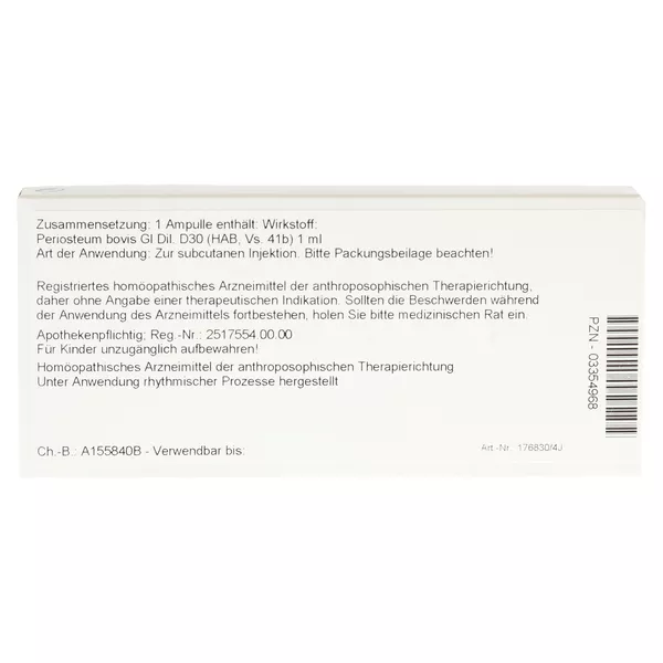 Periosteum GL D 30 Ampullen 10X1 ml