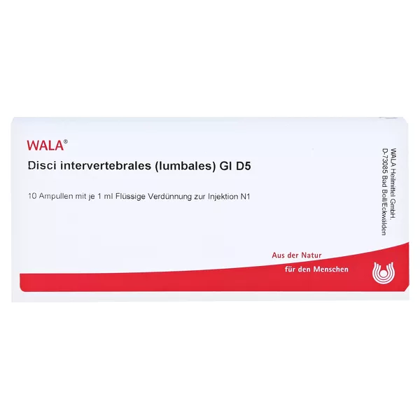 Disci Intervertebrales Lumbales GL D 5 A 10X1 ml