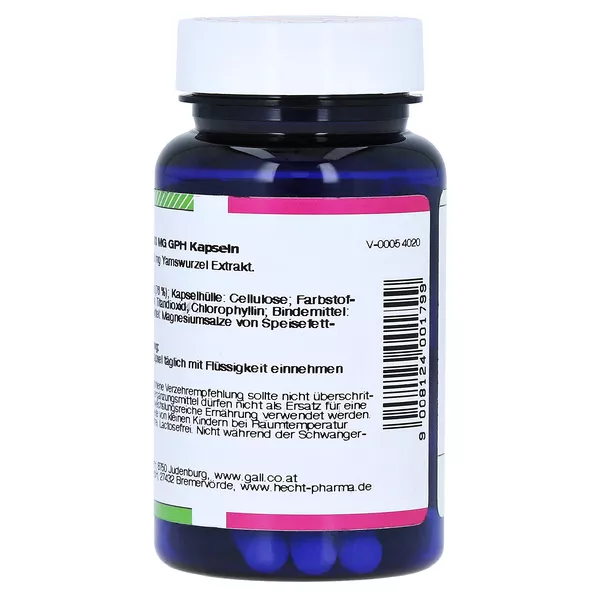 Yamswurzel 500 mg GPH Kapseln 60 St