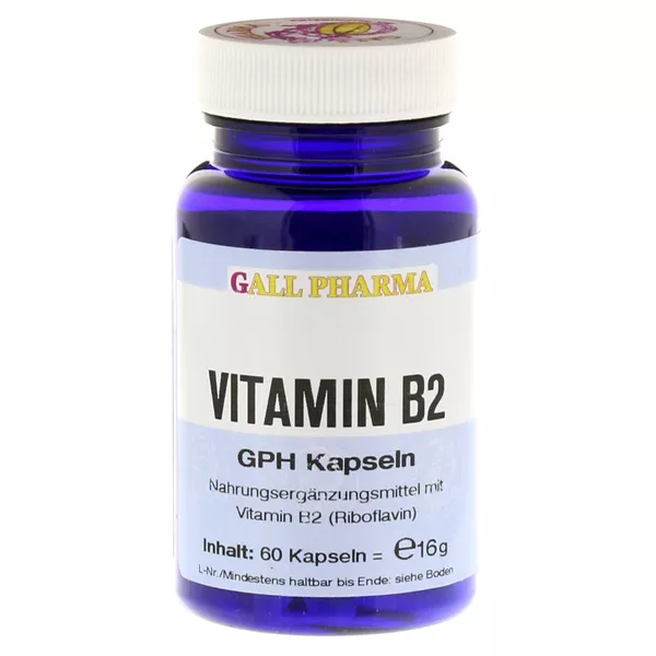 Vitamin B2 GPH 1,6 mg Kapseln 60 St