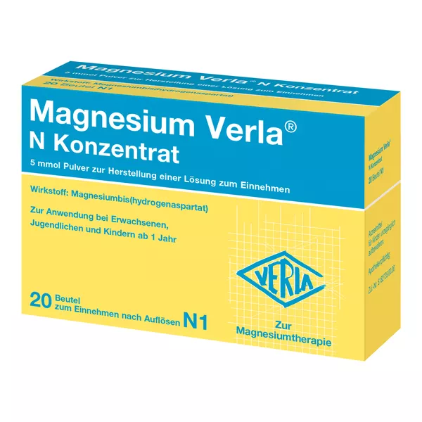 Magnesium Verla N Konzentrat Plv.z.H.e.L 20 St