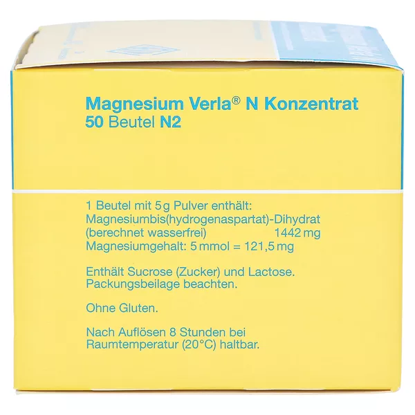 Magnesium Verla N Konzentrat Plv.z.H.e.L 50 St