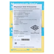 Magnesium Verla N Konzentrat Plv.z.H.e.L, 100 St.