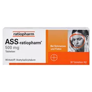 ASS ratiopharm 500 mg 30 St