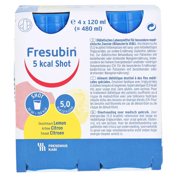Fresubin 5 kcal SHOT Lemon 4X120 ml