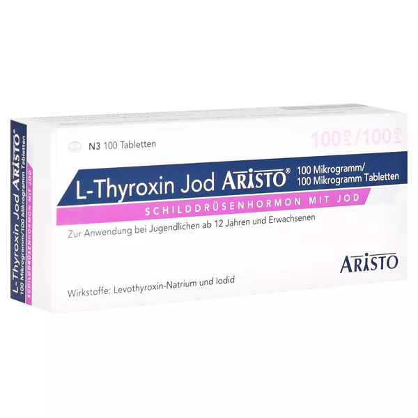 L-THYROXIN Jod Aristo 100 µg/100 µg Tabletten 100 St