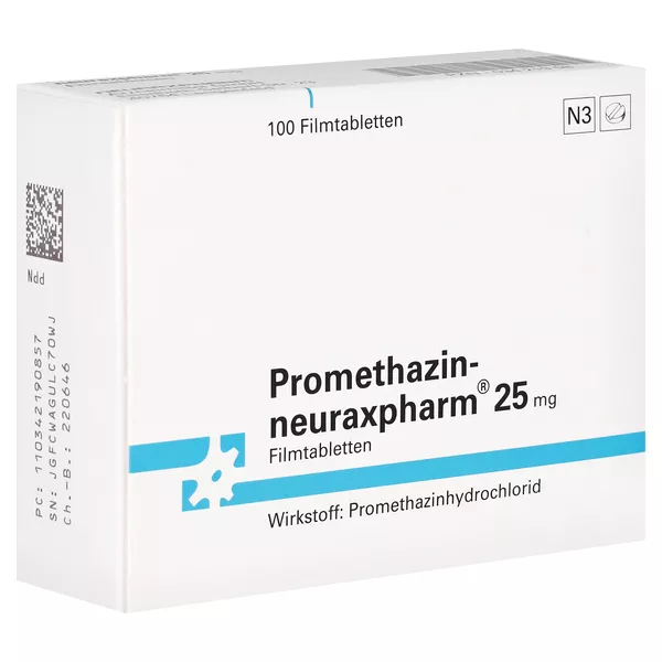 PROMETHAZIN-neuraxpharm 25 mg Filmtabletten 100 St