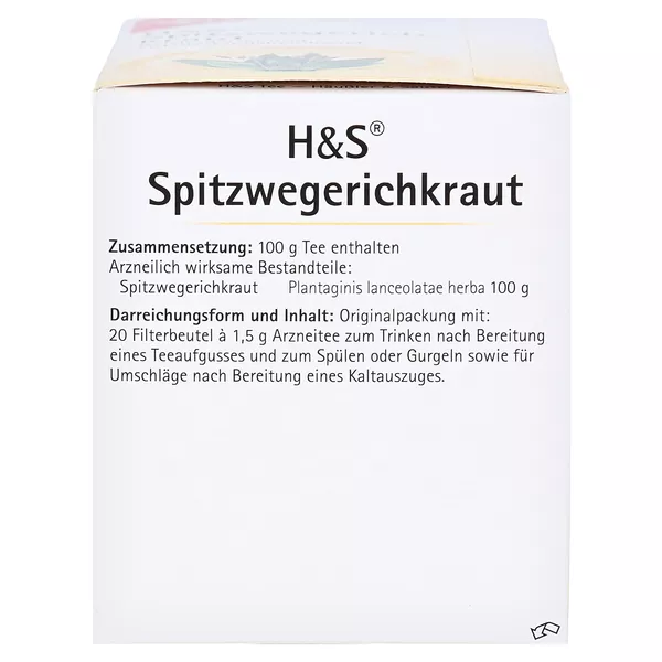 H&S Spitzwegerichkraut 20X1,5 g