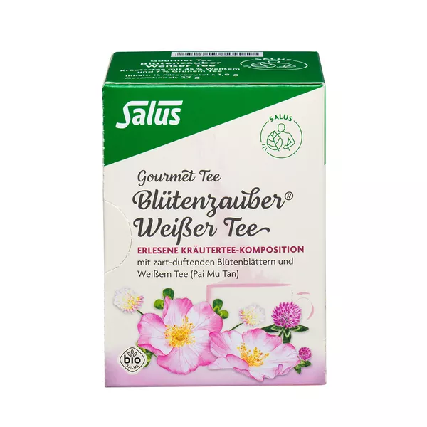 Weisser TEE Blütenzauber Bio Salus Filte 15 St